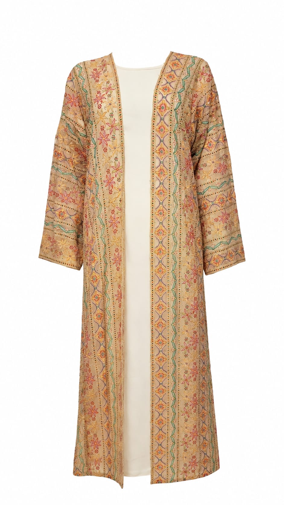 Bloom Zahra Abaya Set (Cream)