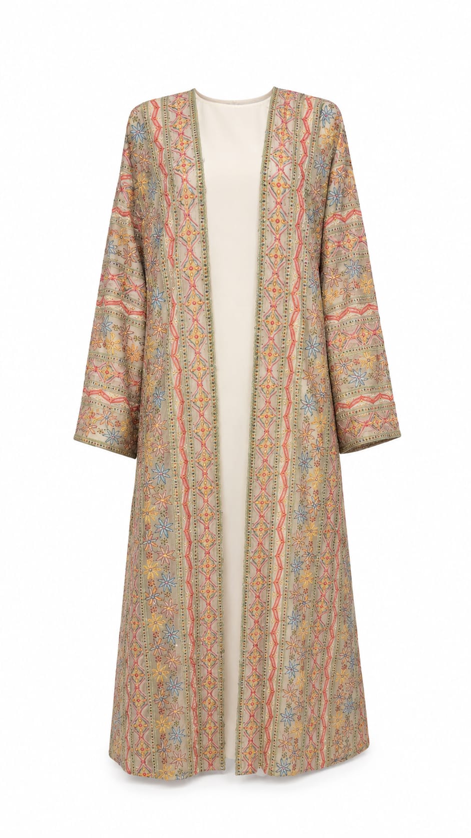 Bloom Zahra Abaya Set (Light Green)