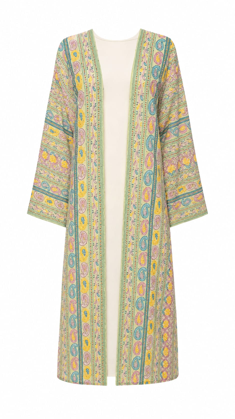 Bloom Liyana Abaya Set (Green)