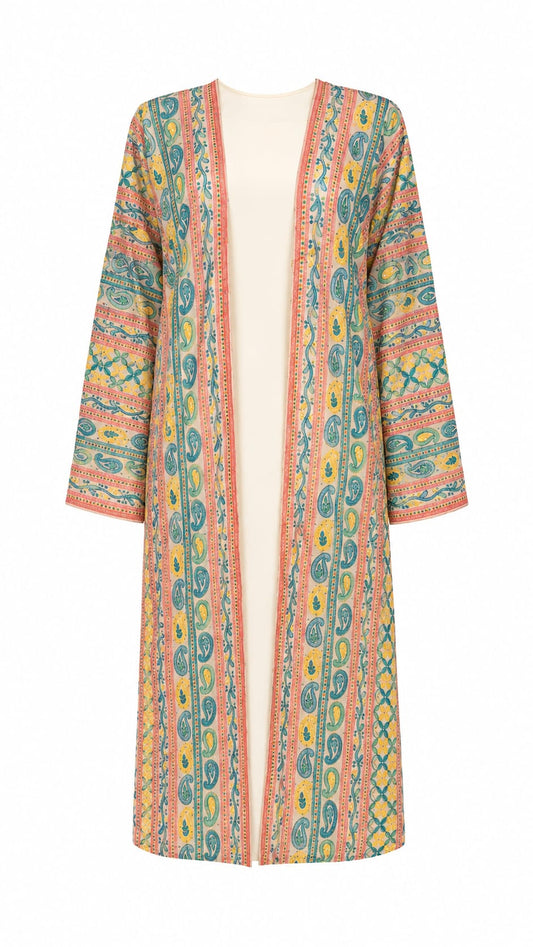 Bloom Liyana Abaya Set (Pink)