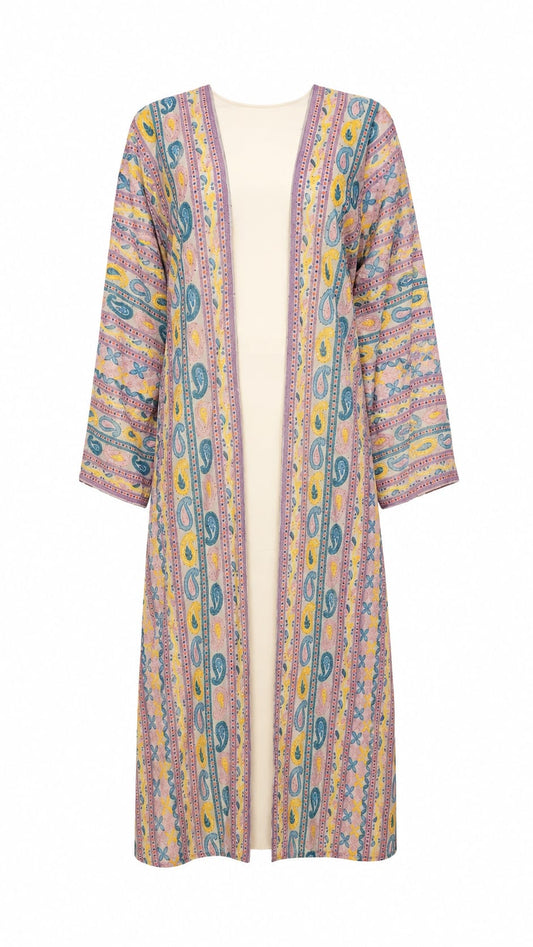 Bloom Liyana Abaya Set (Purple)