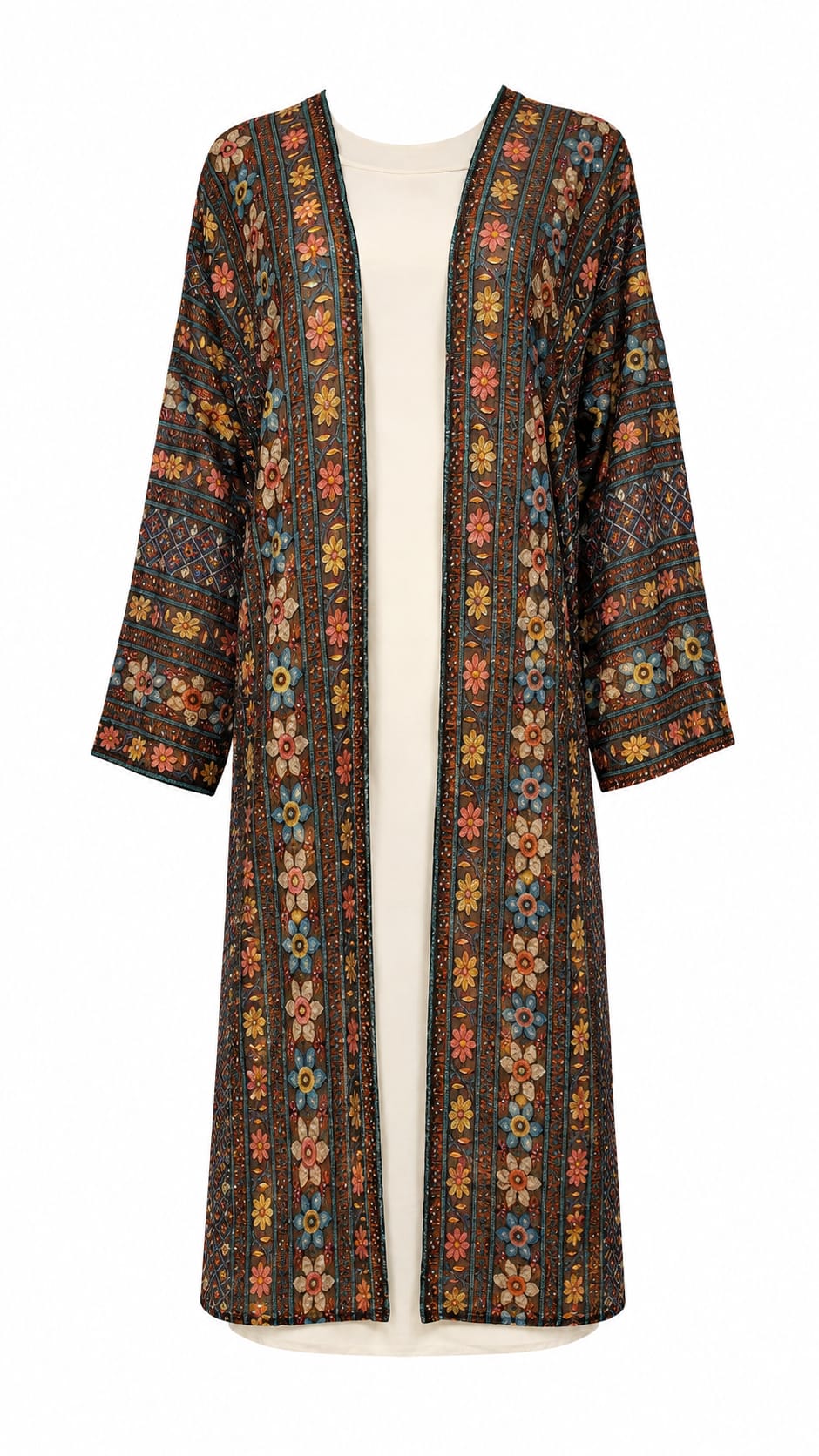 Bloom Meher Abaya Set (Brown)